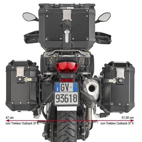 GIVI PL5127CAM support valises latérales Trekker Outback MONOKEY CAM-SIDE BMW F750 GS 2018 2021 