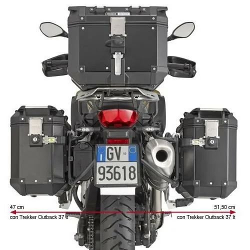 GIVI PL5127CAM Tubular frame for Trekker Outback MONOKEY CAM-SIDE suitcases BMW BMW F750 GS 2018 2021 