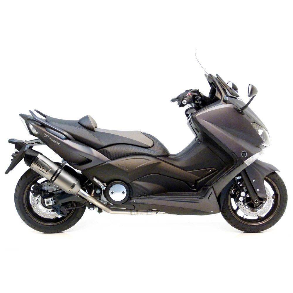 exhaust YAMAHA 530 TMax 2012 2016 SBK LV ONE EvoII full system silencer INOX LeoVince 8588