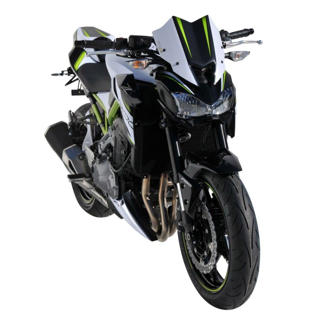 ermax Kawasaki Z900 2017 2019 tête de fourche saute vent BRUT A PEINDRE