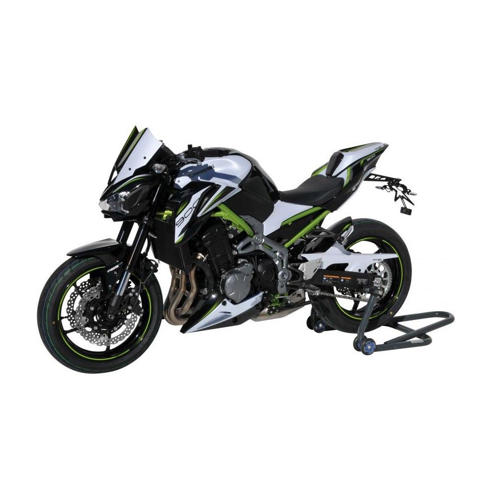 ermax Kawasaki Z900 2017 2019 tête de fourche saute vent BRUT A PEINDRE