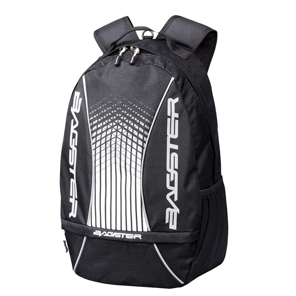 BAGSTER PLAYER EVO motorcycle scooter backpack rucksack black-white 18L - XSD239