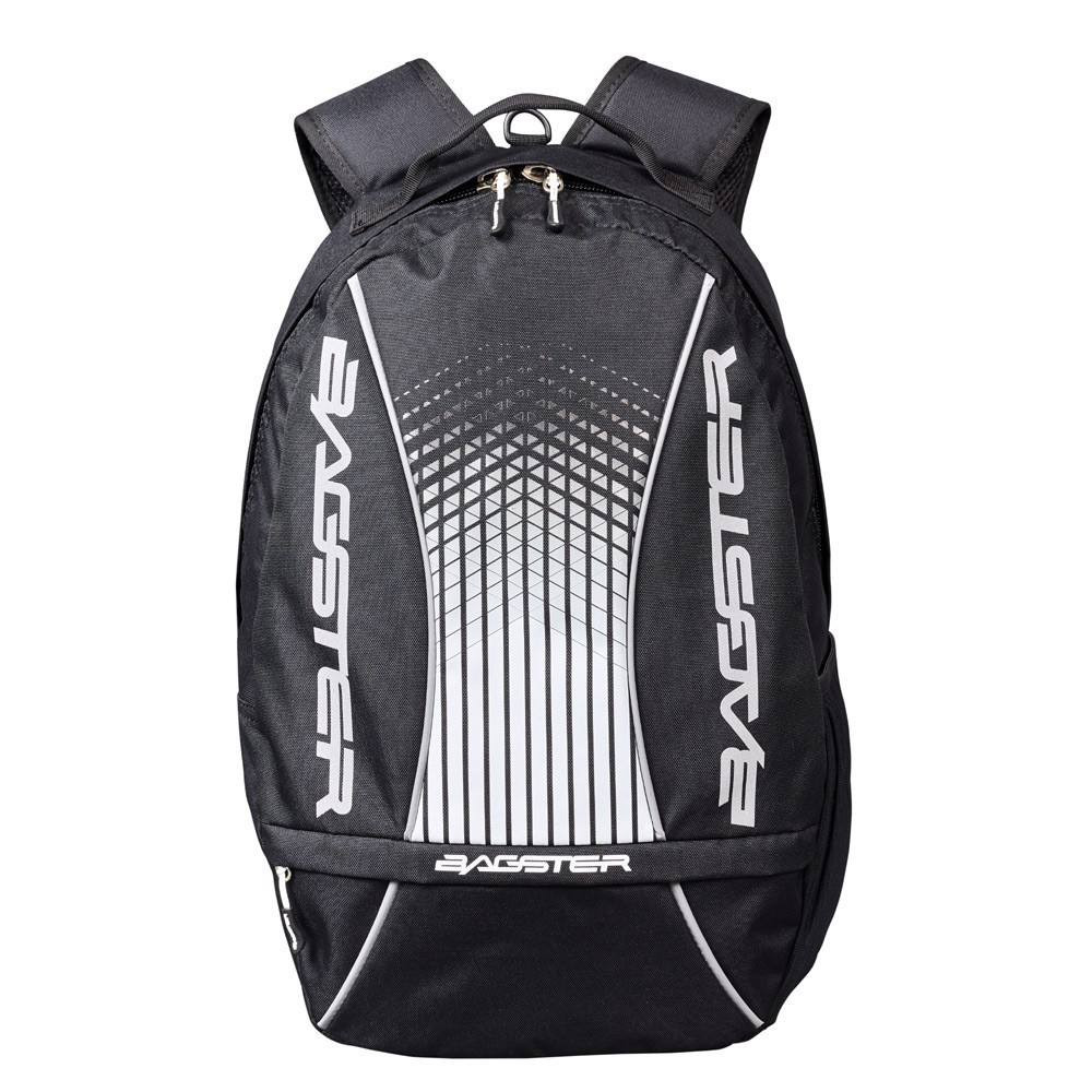 BAGSTER PLAYER EVO motorcycle scooter backpack rucksack black-white 18L - XSD239