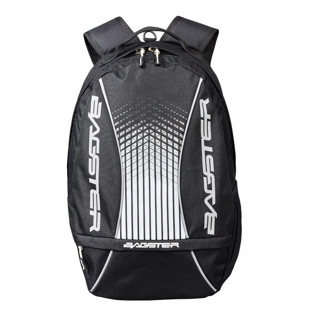 BAGSTER sac à dos moto scooter PLAYER EVO noir-blanc 18L - XSD239