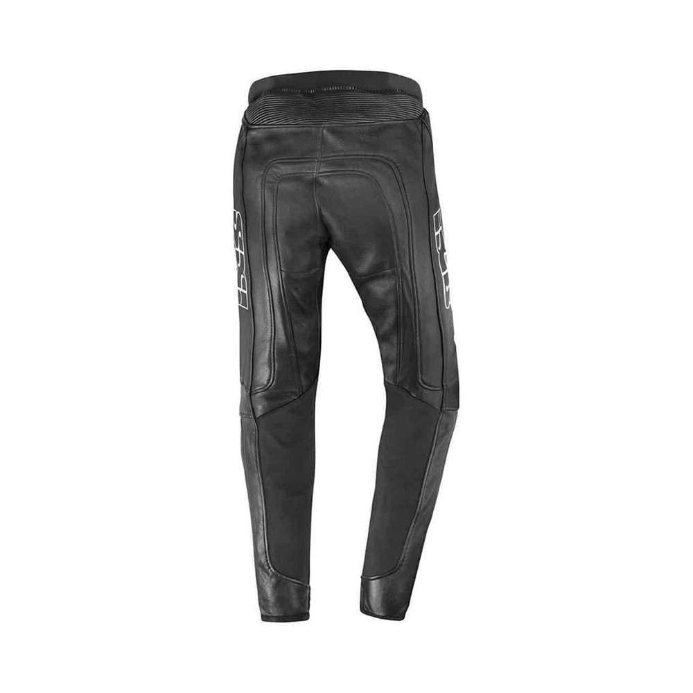 IXS SNIPE man RACING summer winter leather pants black-white PROMO