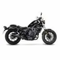 LEOVINCE Honda CMX 300 / 500 REBEL / 2017 2025 CLASSIC RACER BLACK vintage silencer EURO5+ - 15006B