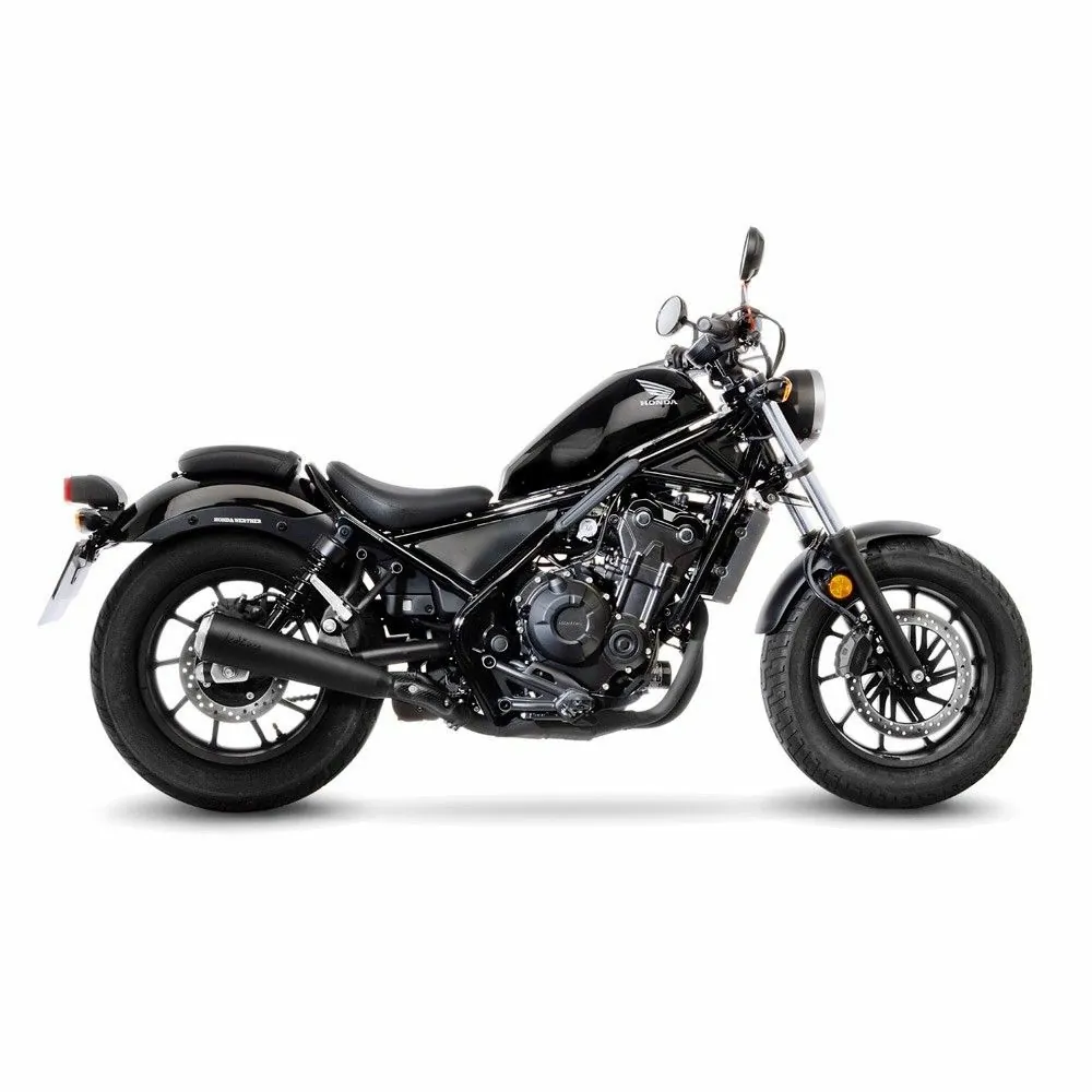 LEOVINCE Honda CMX 300 / 500 REBEL / 2017 2025 CLASSIC RACER BLACK pot d'échappement vintage EURO5+ - 15006B