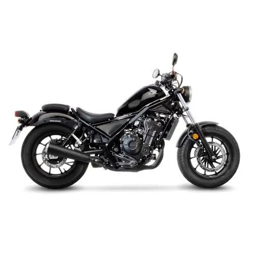 LEOVINCE Honda CMX 300 / 500 REBEL / 2017 2025 CLASSIC RACER BLACK pot d'échappement vintage EURO5+ - 15006B