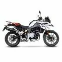 LEOVINCE BMW F750 GS / F850 GS / 2018 2023 NERO BLACK EVO II pot d'échappement Hom EURO 4 14055