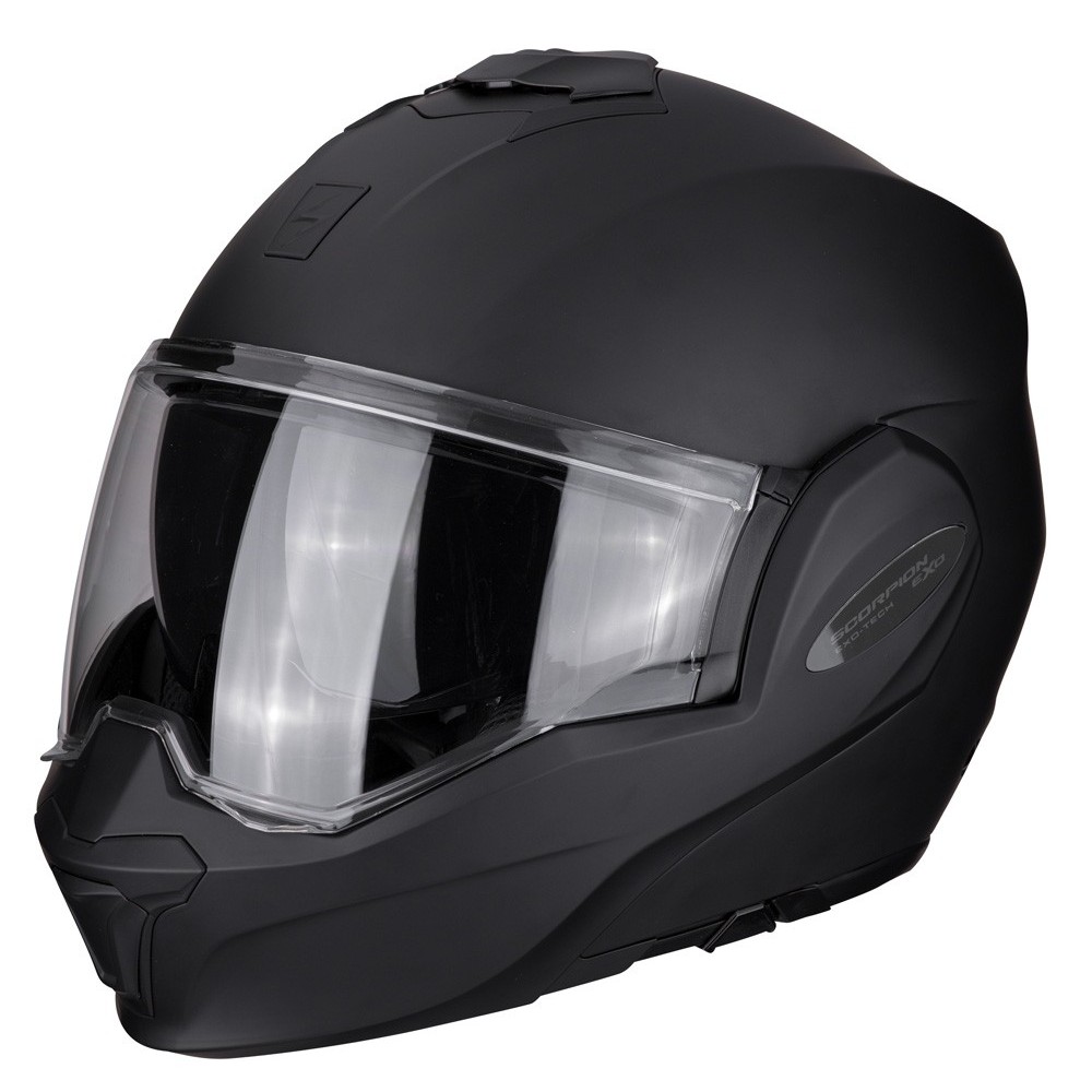 SCORPION EXO-TECH full-face modular helmet SOLID matt Black