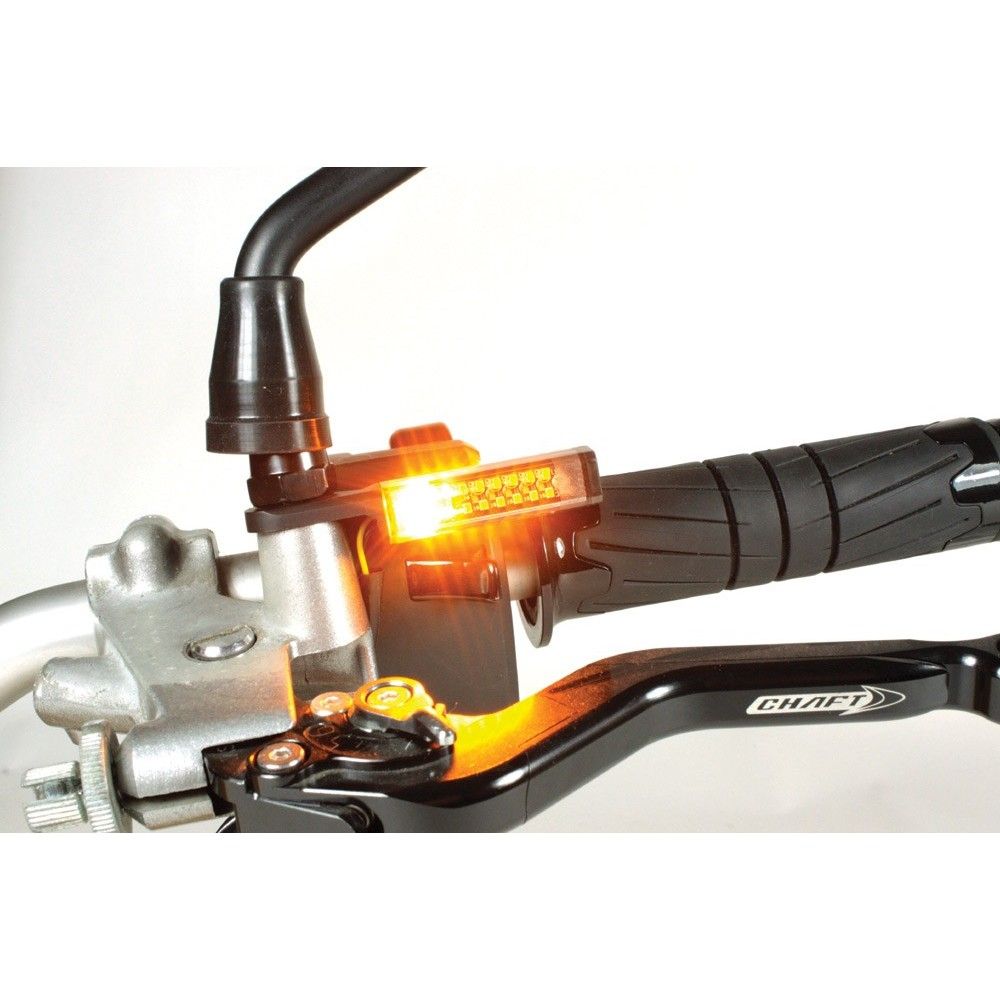 CHAFT pair of universal sequential led SKIP indicators CE approved for motorcycle