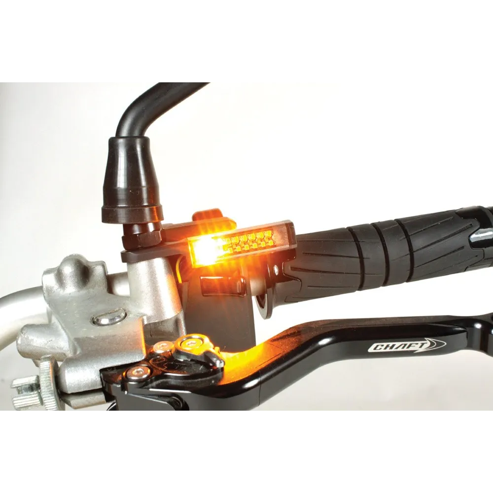 CHAFT pair of universal sequential led SKIP indicators CE approved for motorcycle