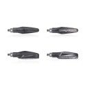 CHAFT pair of universal sequential led STEMER indicators CE approved for motorcycle - IN1105