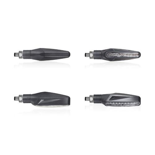 CHAFT paire de clignotants moto universels STEMER à led séquentiels HOMOLOGUE CE - IN1105