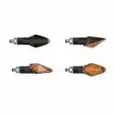 CHAFT pair of universal led TRANCE indicators CE approved for motorcycle - IN1123