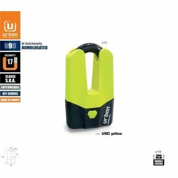 URBAN Antivol bloque disque moto scooter U9DY homologué SRA