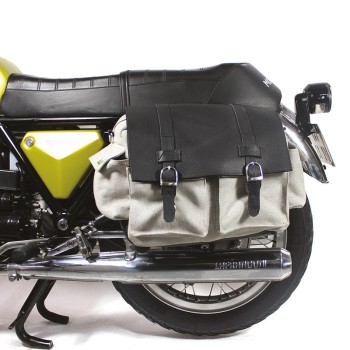 CHAFT HOLSTER motorcyle vintage textile side bags 40L - DA122