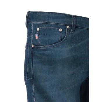 BLAUER KEVIN man Jeans motorcycle scooter pants aramide stone blue