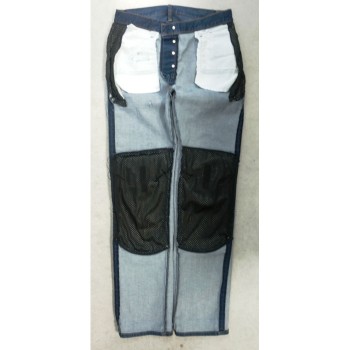 BLAUER KEVIN man Jeans motorcycle scooter pants aramide stone blue