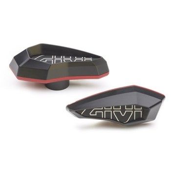 GIVI engine motorcycle buffers skates protection insert SLIDER - RED SLD01RE