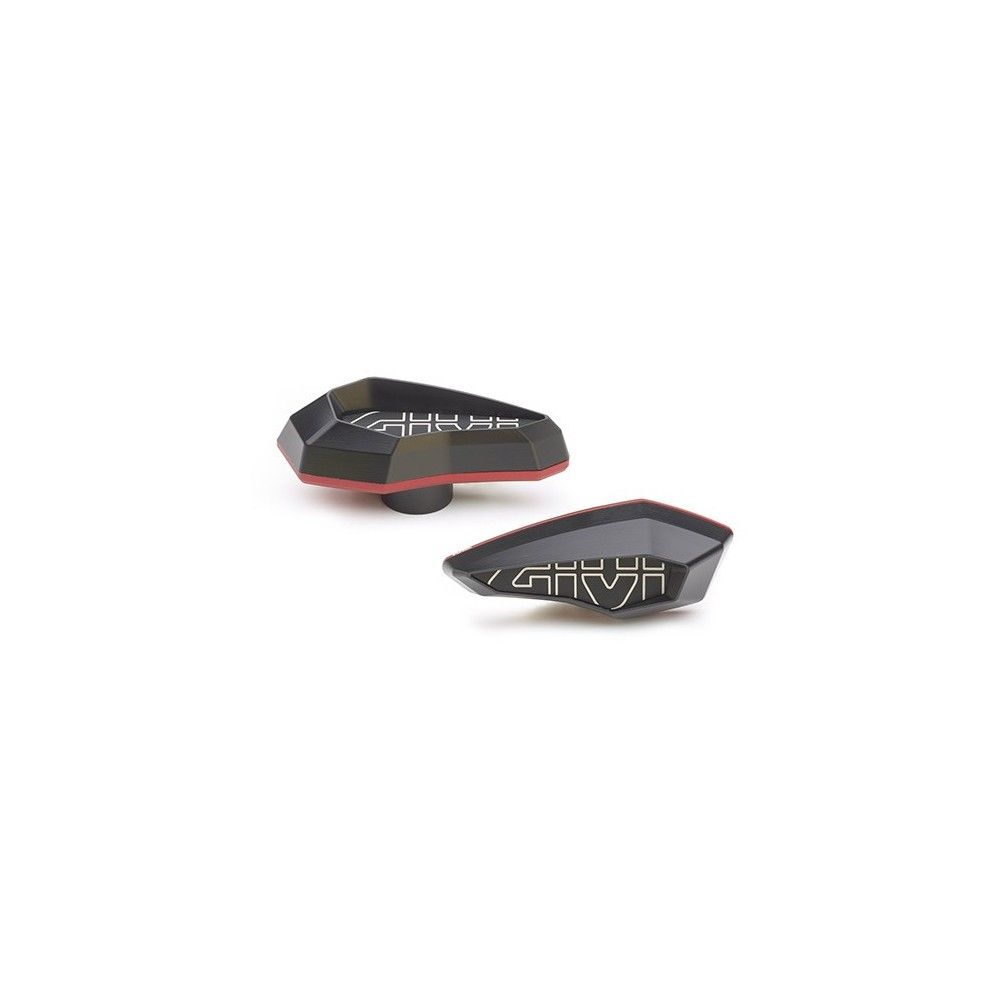 GIVI SLIDER insert de protection moto tampons patins moteur - ROUGE SLD01RE