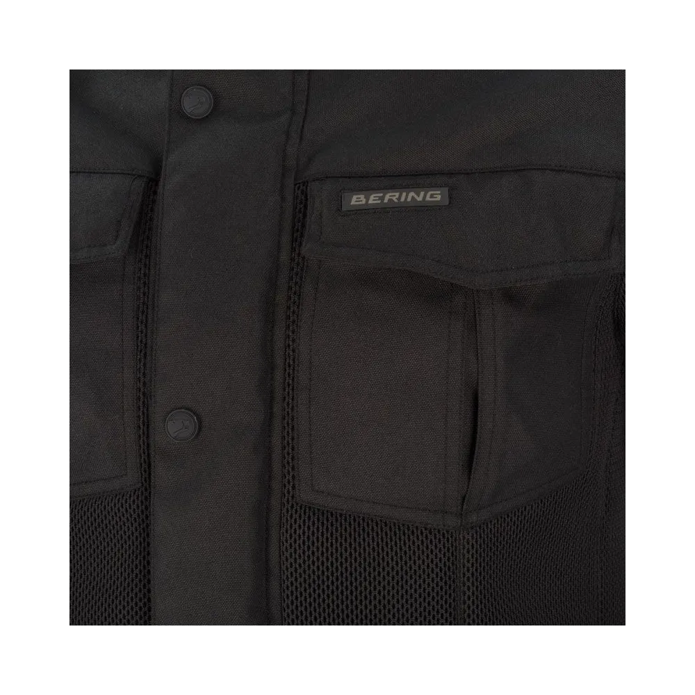 BERING veste moto WALLACE textile homme été noir BTV520
