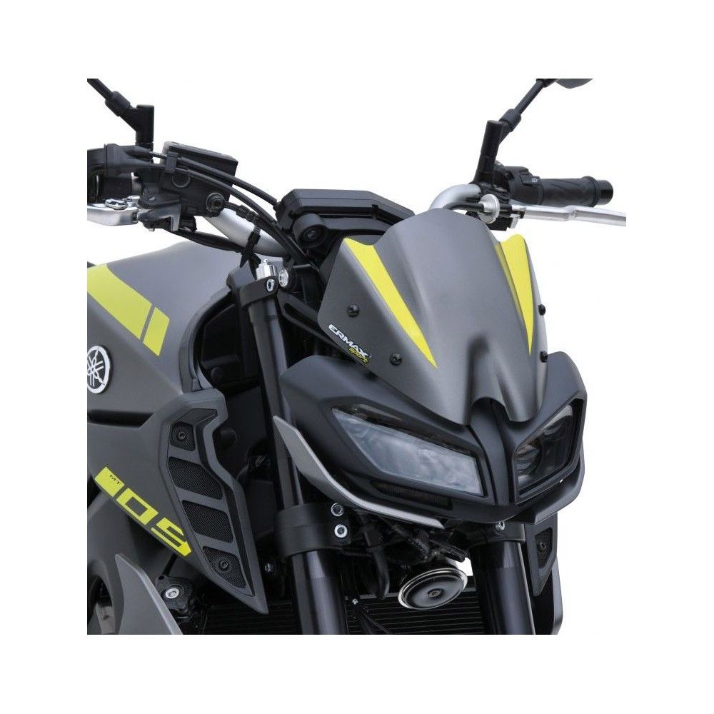 ermax yamaha MT09 2017 2020 nose fairing windscreen 22cm RAW