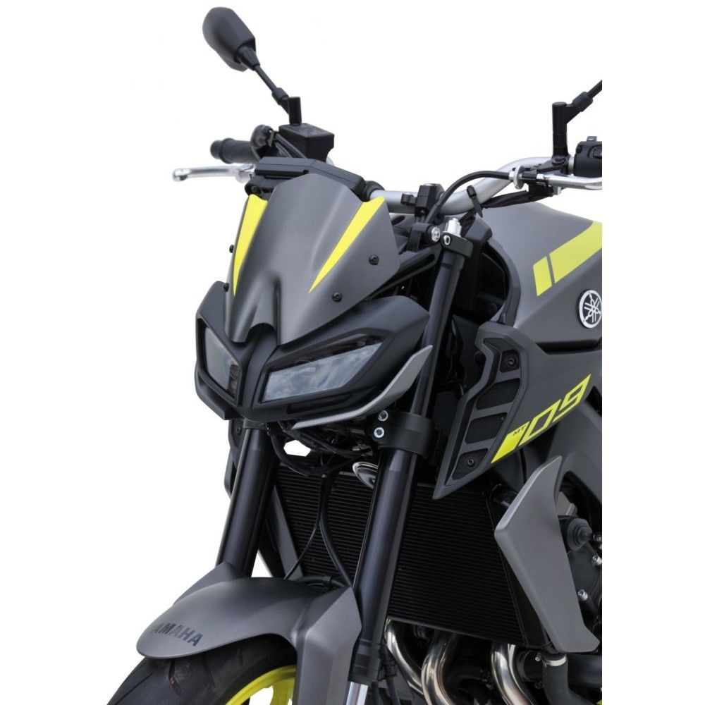 ermax yamaha MT09 2017 2020 nose fairing windscreen 22cm RAW