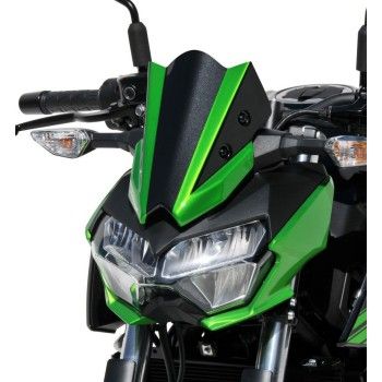 ermax Kawasaki Z400 2019 2020 tête de fourche saute vent peint 1 couleur ou bicolore