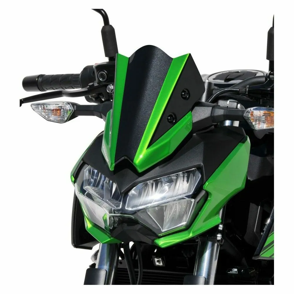 ermax Kawasaki Z400 2019 2020 tête de fourche saute vent peint 1 couleur ou bicolore