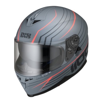 IXS 1100 2.1 integral helmet matt grey-orange-black