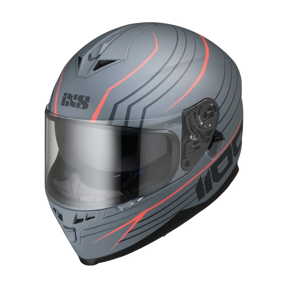 IXS 1100 2.1 integral helmet matt grey-orange-black
