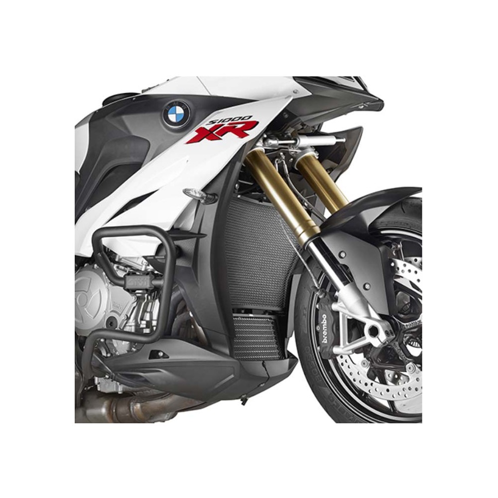 GIVI protection grille de radiateur en acier inox noir pour moto BMW S1000 R 2014 2019 PR5119