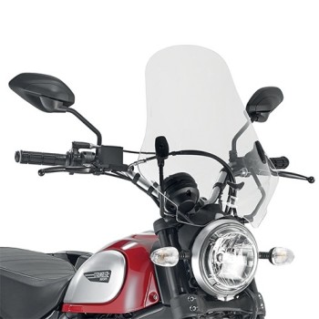 GIVI Ducati SCRAMBLER ICON 800 2015 2019 HP windscreen 7407A - 48cm high