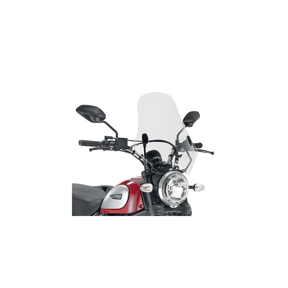 GIVI Ducati SCRAMBLER ICON 800 2015 2019 HP windscreen 7407A - 48cm high