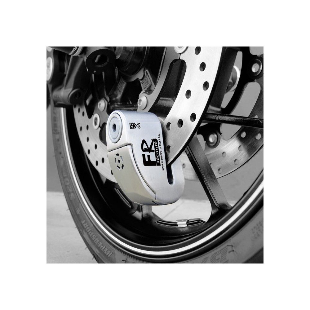CHAFT FR SECURITY block disk security with alarm motorcycle scooter FR14 INOX - SRA - AV241