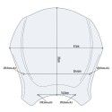 GIVI Honda CMX 500 REBEL 2017 2019 bulle saute vent 140S - hauteur 35cm