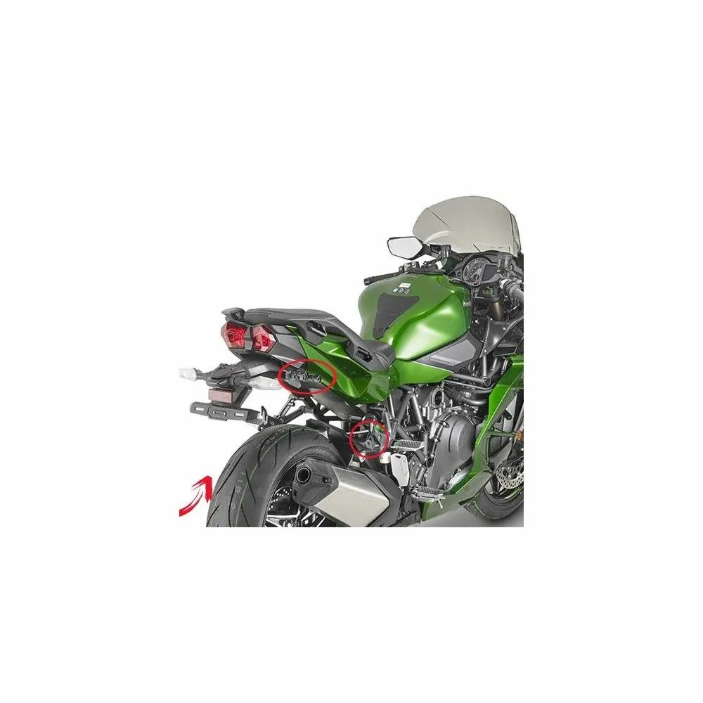 GIVI PLXR4123 quick support for luggage side case GIVI MONOKEY SIDE kawasaki NINJA H2 SX 2018 2020 