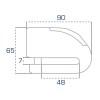 CHAFT FR SECURITE Antivol bloque disque moto scooter avec alarme FR14 INOX - SRA - AV241