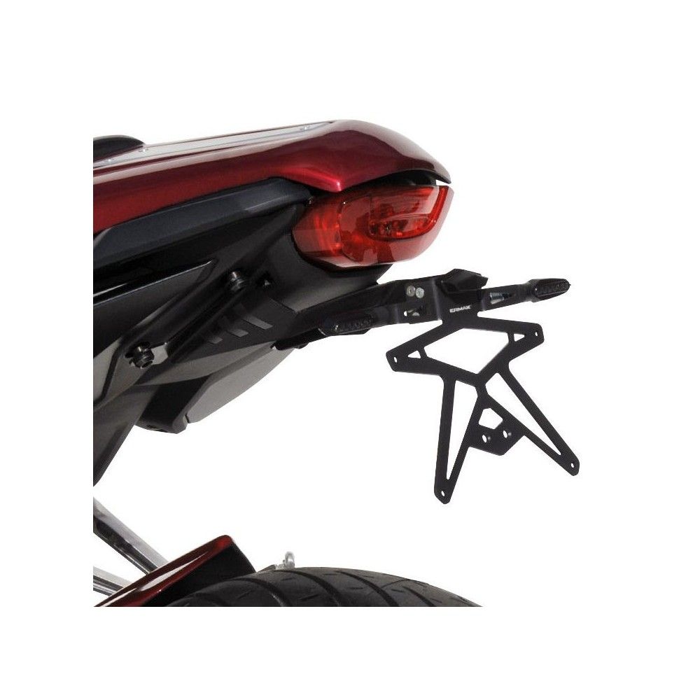 ermax honda CBR 650 R 2019 2020 black ALU SUP12 license plate holder