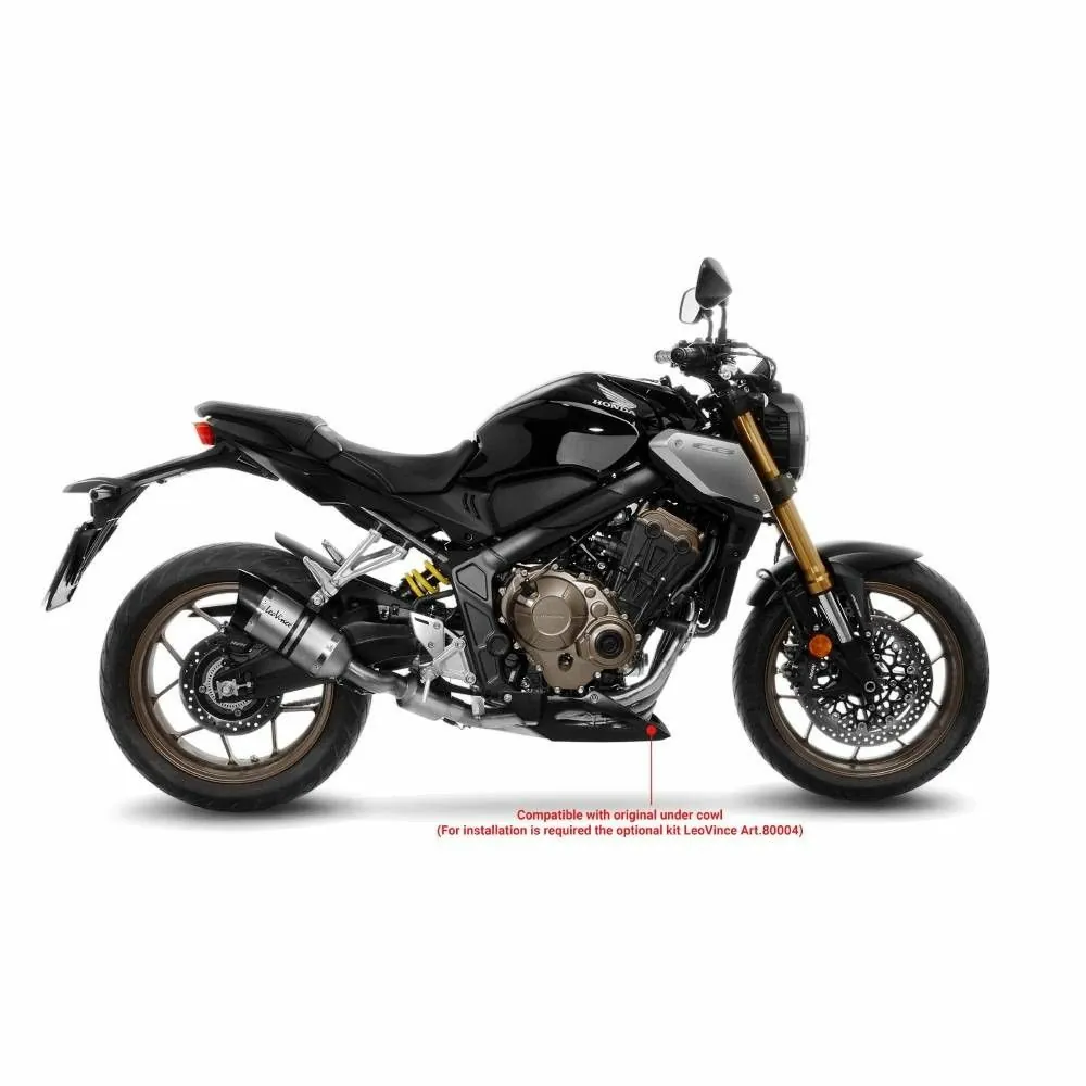 DESTOCK LEOVINCE HONDA CB650  R / 2019 2023 LV PRO RACING ligne complète pot d'échappement inox NON homologuée 14300E