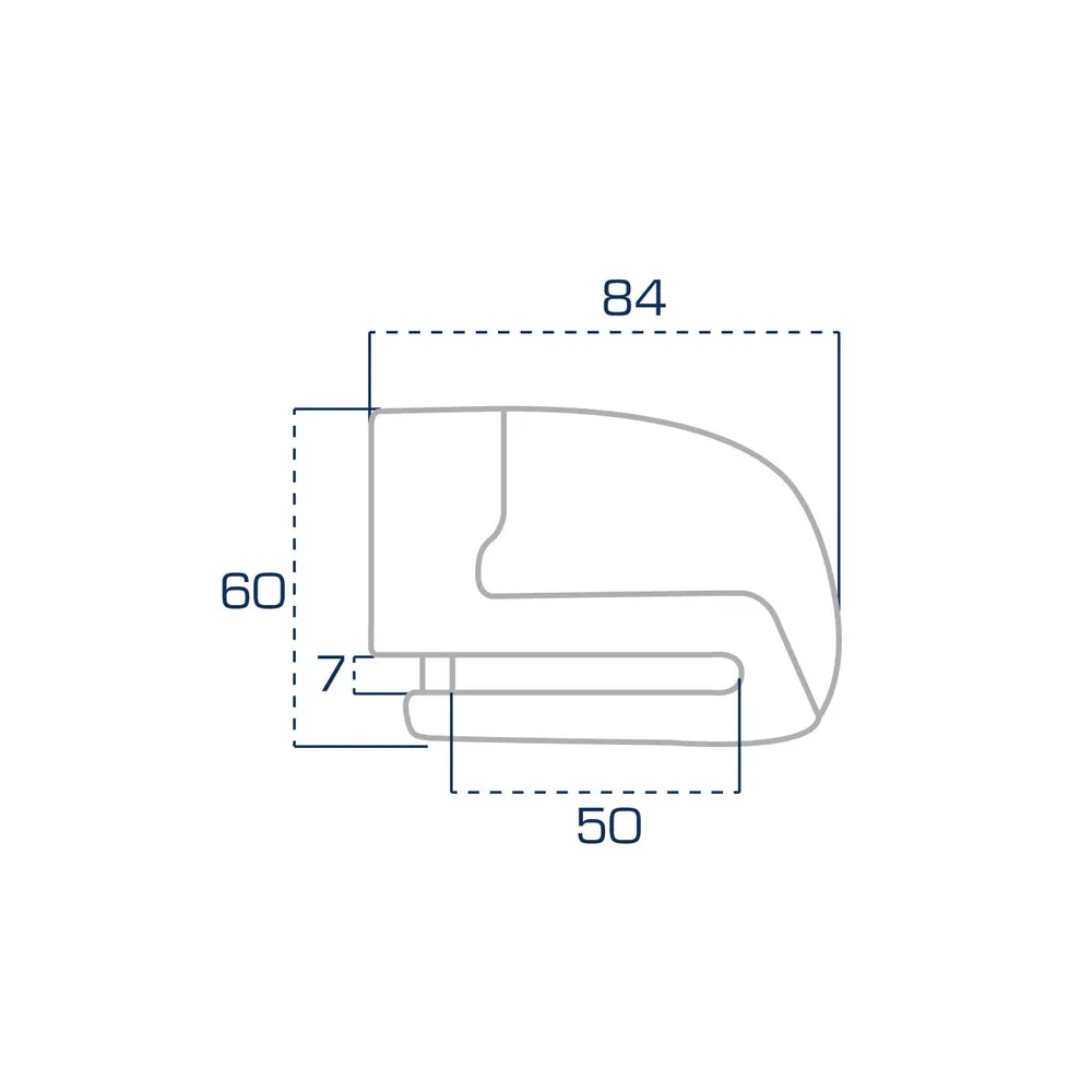 CHAFT block disk security with alarm motorcycle scooter FR6 - AV173
