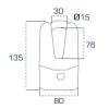 CHAFT FR SECURITE Antivol bloque disque moto scooter FR9 - SRA - AV244
