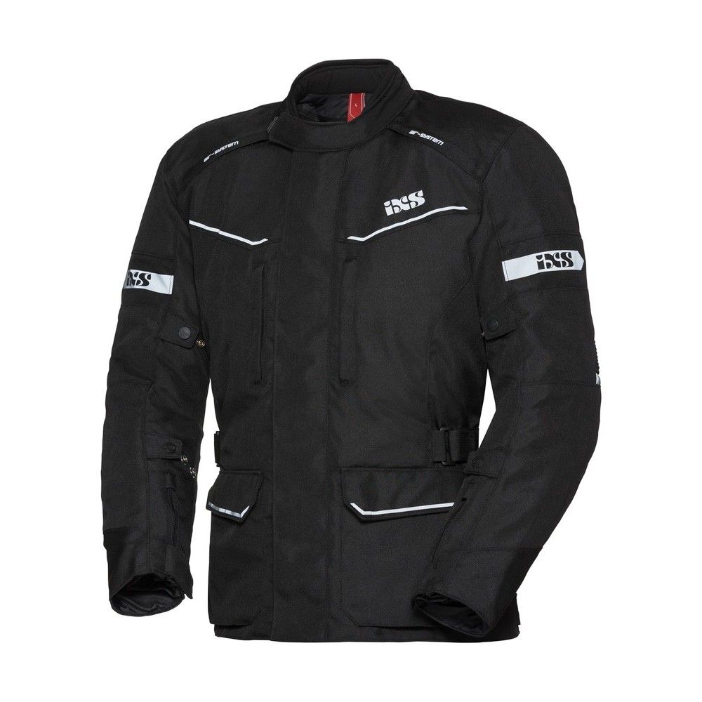 IXS veste moto EVANS textile homme toutes saisons étanche noir-gris PROMO