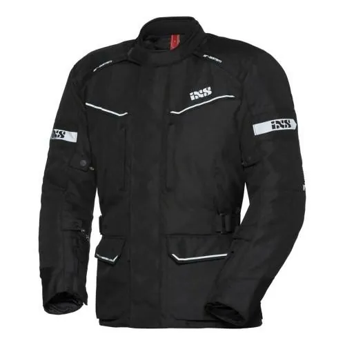 IXS veste moto EVANS textile homme toutes saisons étanche noir-gris PROMO