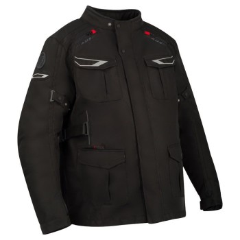 BERING veste moto CARLOS textile homme toutes saisons étanche king size noir BTV590