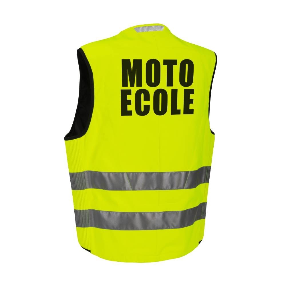 BERING gilet airbag C-PROTECT AIR HAUTE VISIBILITE MOTO ECOLE scooter homme femme fluo