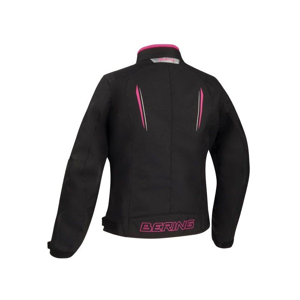 BERING motorcycle KID LADY MERYLL all seasons textile jacket black-fushia BTB1010