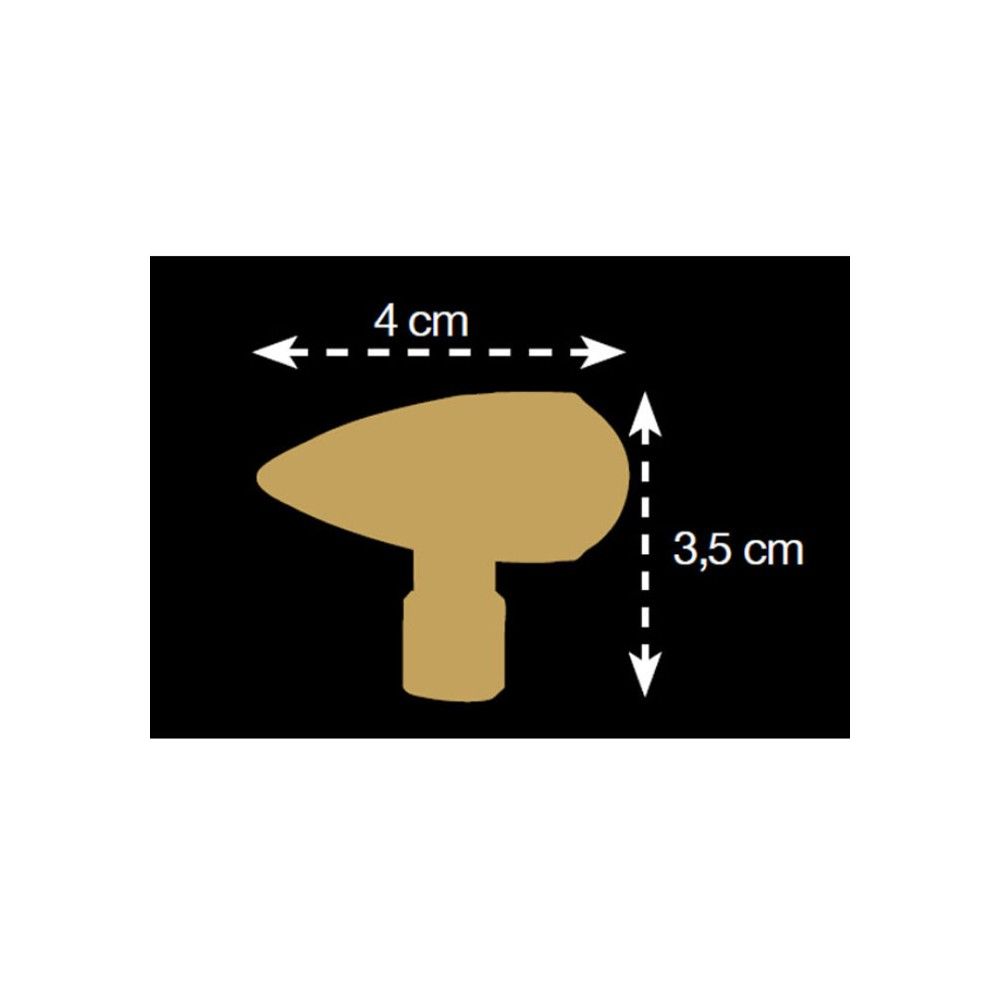 CHAFT pair of universal led CAPTAIN indicators CE approved for motorcycle