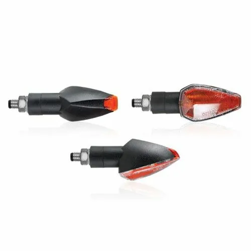 CHAFT paire de clignotants moto universels GHOST à ampoule HOMOLOGUE CE